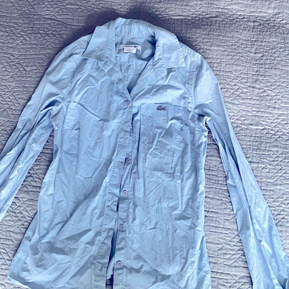 Lacoste button down women’s shirt